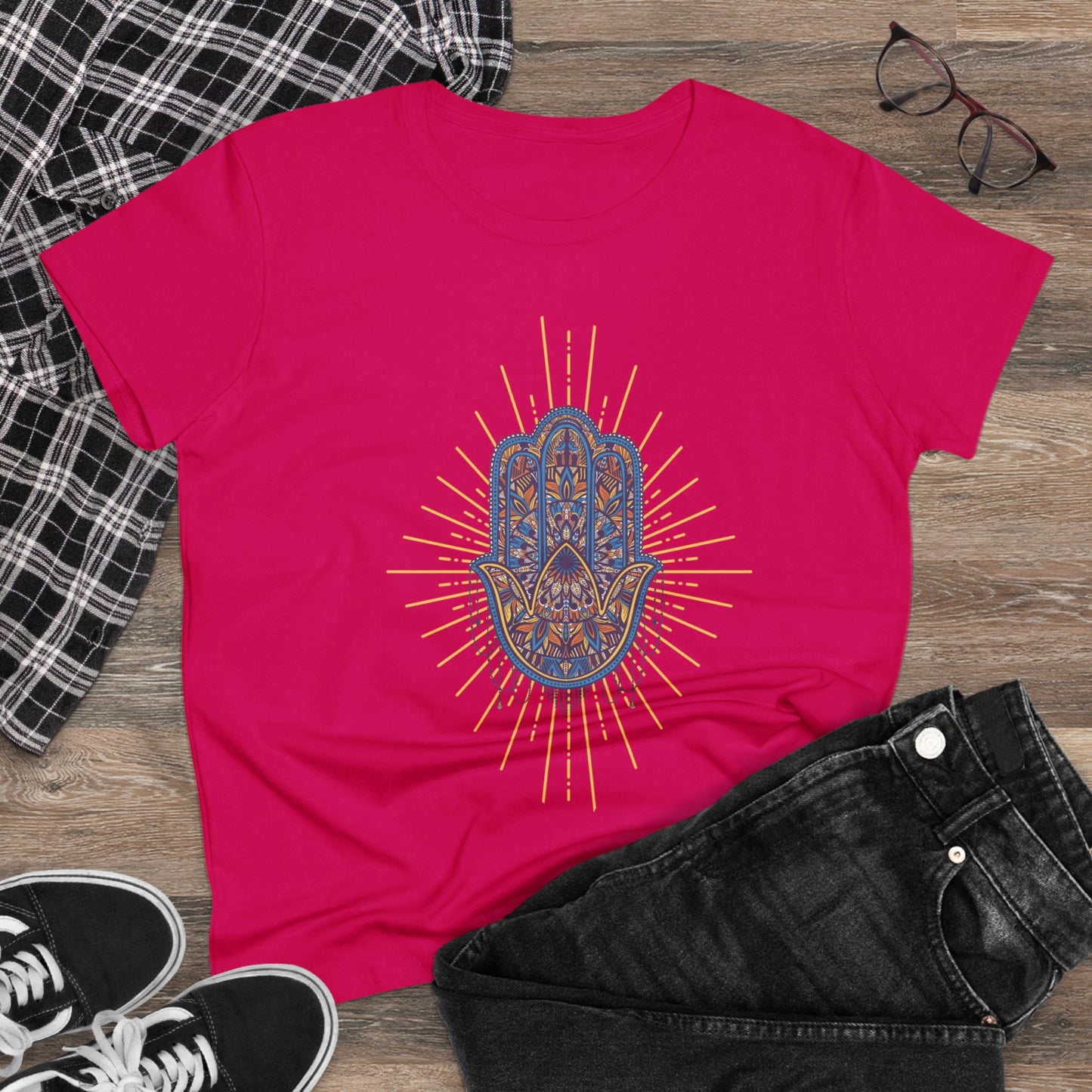 Meditation T-Shirts, Yoga Graphic Tees, Mindfulness Apparel, Zen T-Shirts, Spiritual Shirts, Chakra Tees, Womens T-Shirt Heliconia