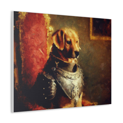 Fancy Dog, Canvas Dog Art, Dog Wall Art, Canine Canvas Art,Canvas Gallery Wraps, Pet Art, King Dog