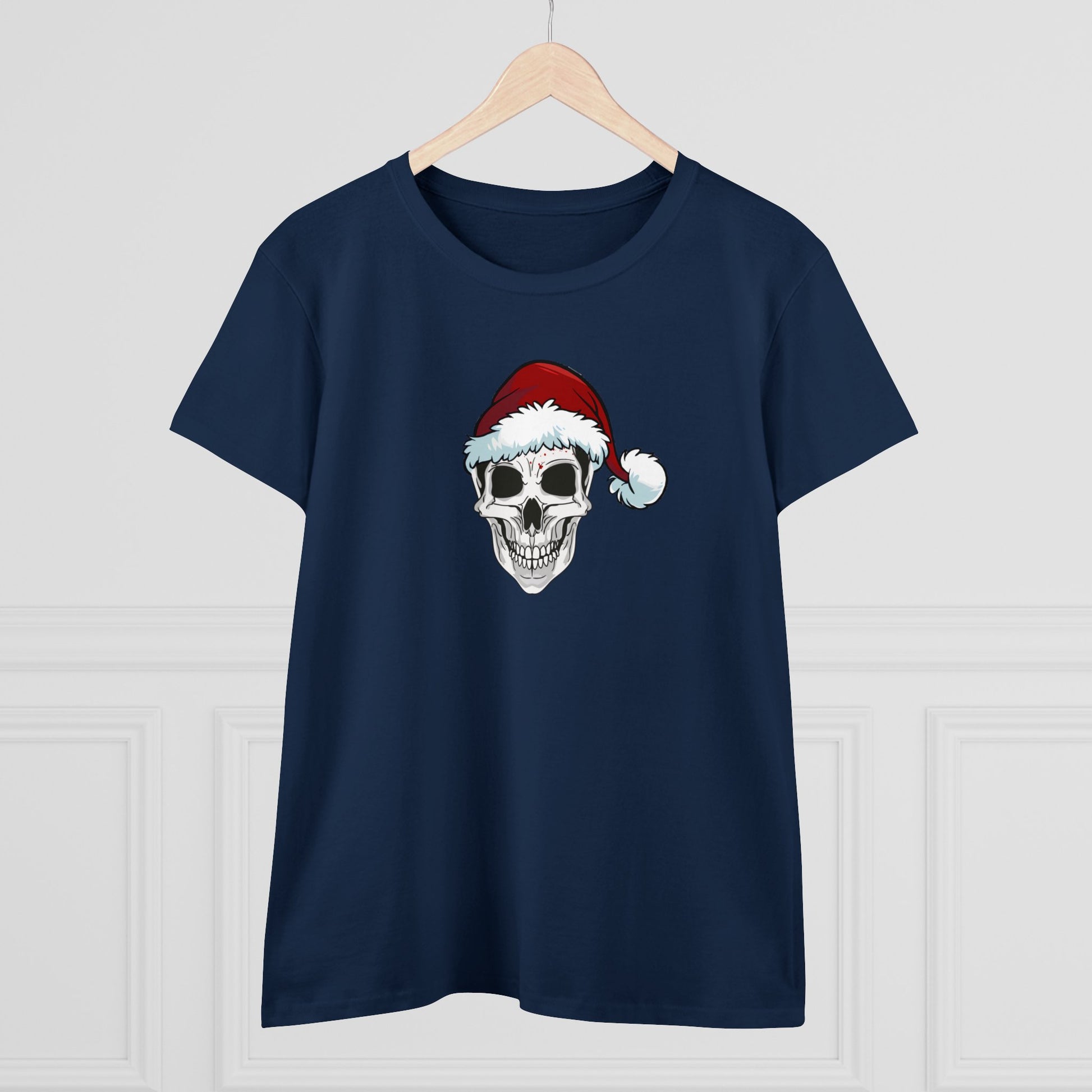 Skeleton Santa Hat, Christmas Graphic Shirts, Festive Holiday T-Shirts, Ugly Christmas Sweater Tees, Funny Christmas Shirt Designs, Cute Xmas Graphic Tees