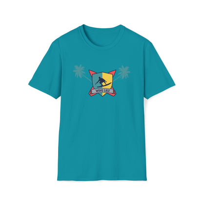 Wave Life Surfing |Beach Lifestyle Shirts | Summer Vibe Apparel Tropical Blue