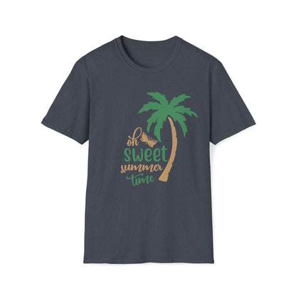 Sweet Summer Time |Beach Lifestyle Shirts | Summer Vibe Apparel Heather Navy