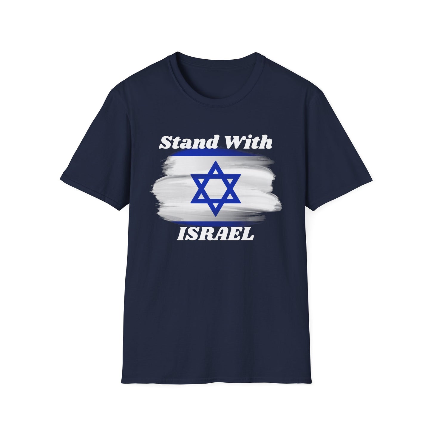 Stand with Israel Graphic T-Shirt Navy