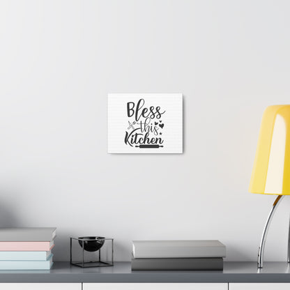 Bless This Kitchen, Kitchen quote canvas prints, Kitchen wall decor quotes, Kitchen canvas art, Funny kitchen quotes on canvas, Inspirational kitchen quotes