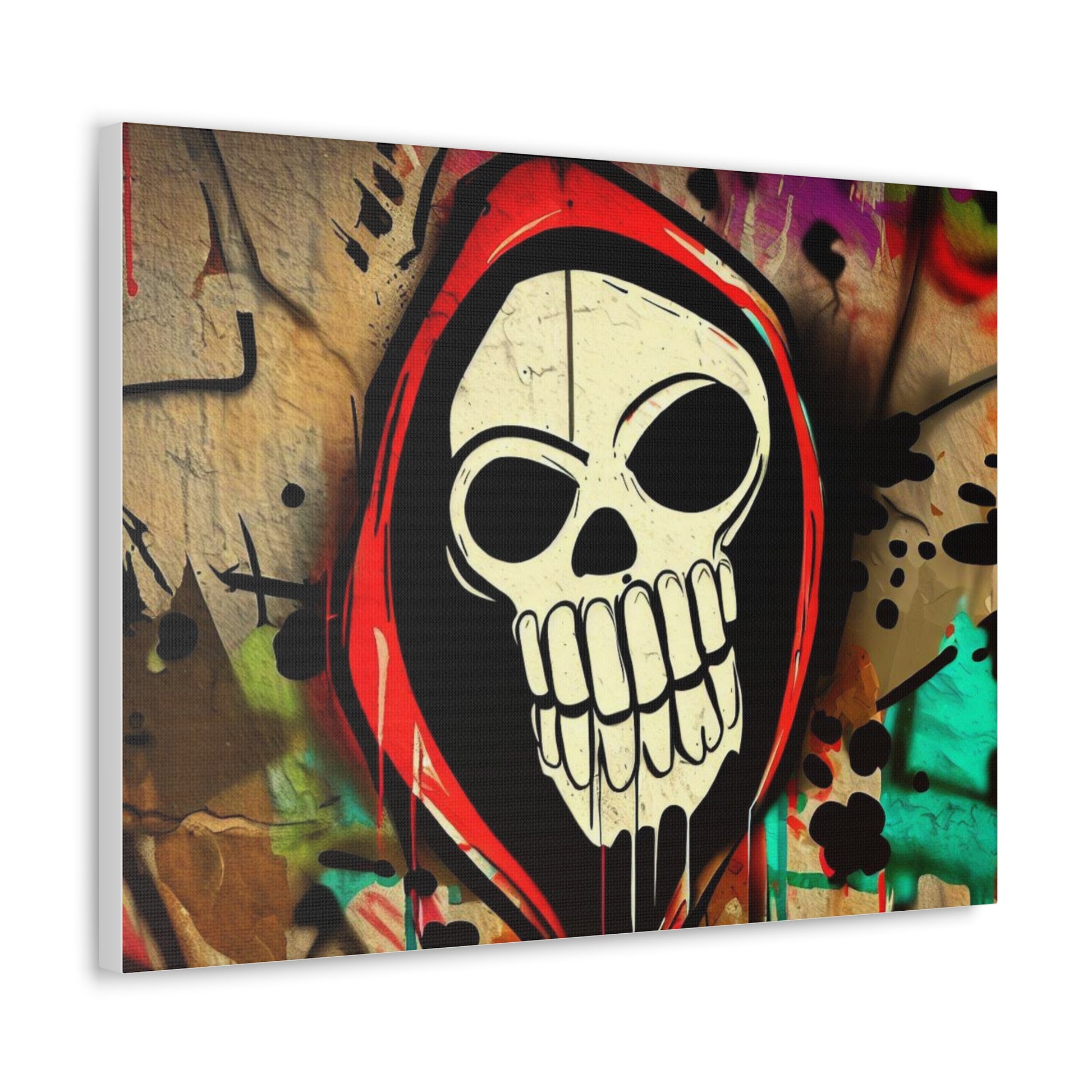 Halloween art, Skeleton canvas prints, Scary Halloween decor, Halloween home decor, Halloween wall, Gothic wall decor, Canvas Gallery Wraps - SaviTraviDesigns