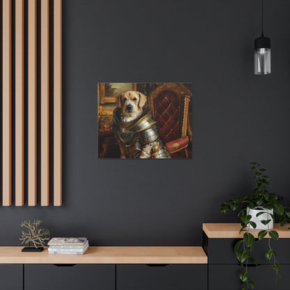 Fancy Dog, Canvas Dog Art, Dog Wall Art, Canine Canvas Art, Canvas Gallery Wraps