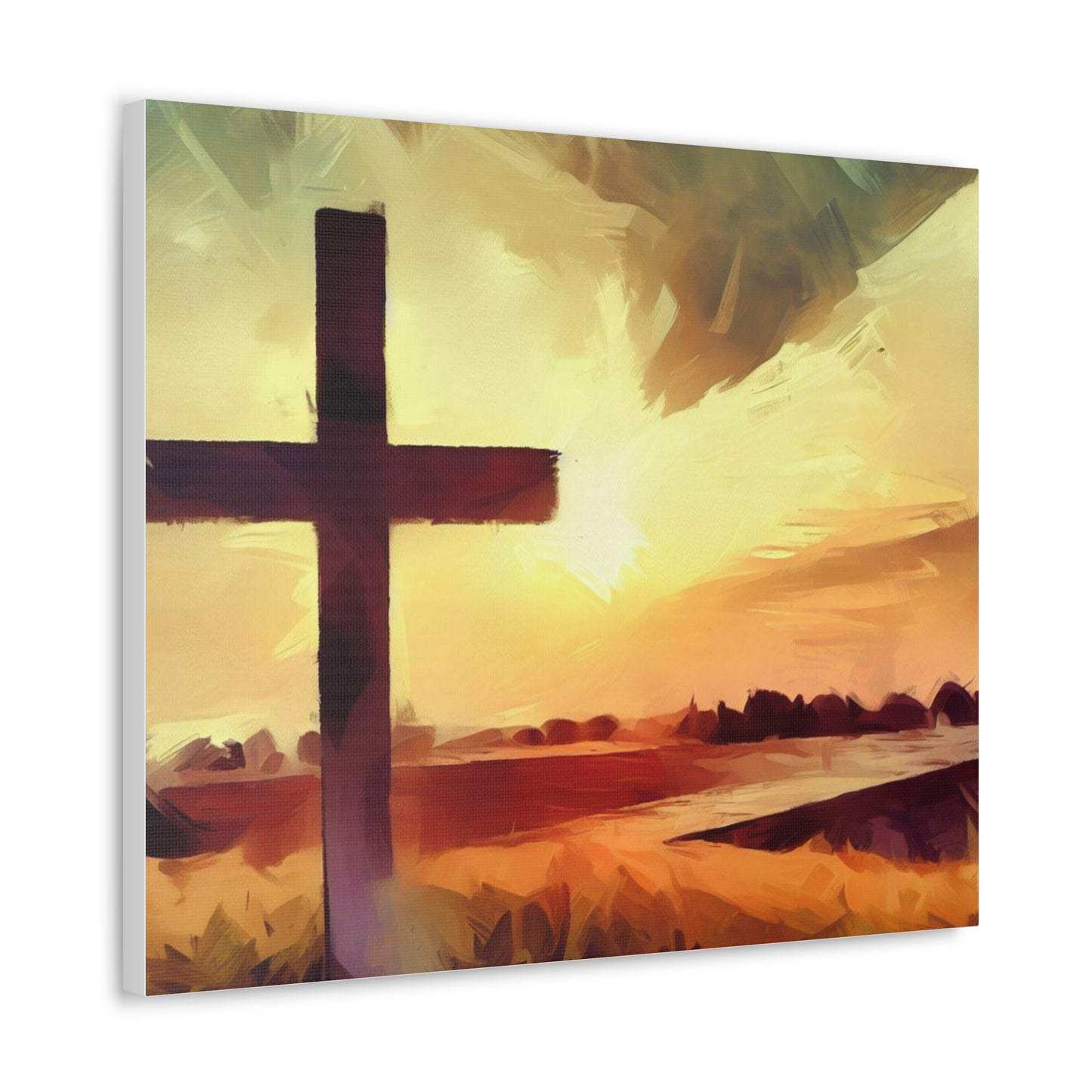 Christian Wall Art, Cross Wall Art, Canvas Gallery Wraps, Christian Country, Christian Art - SaviTraviDesigns