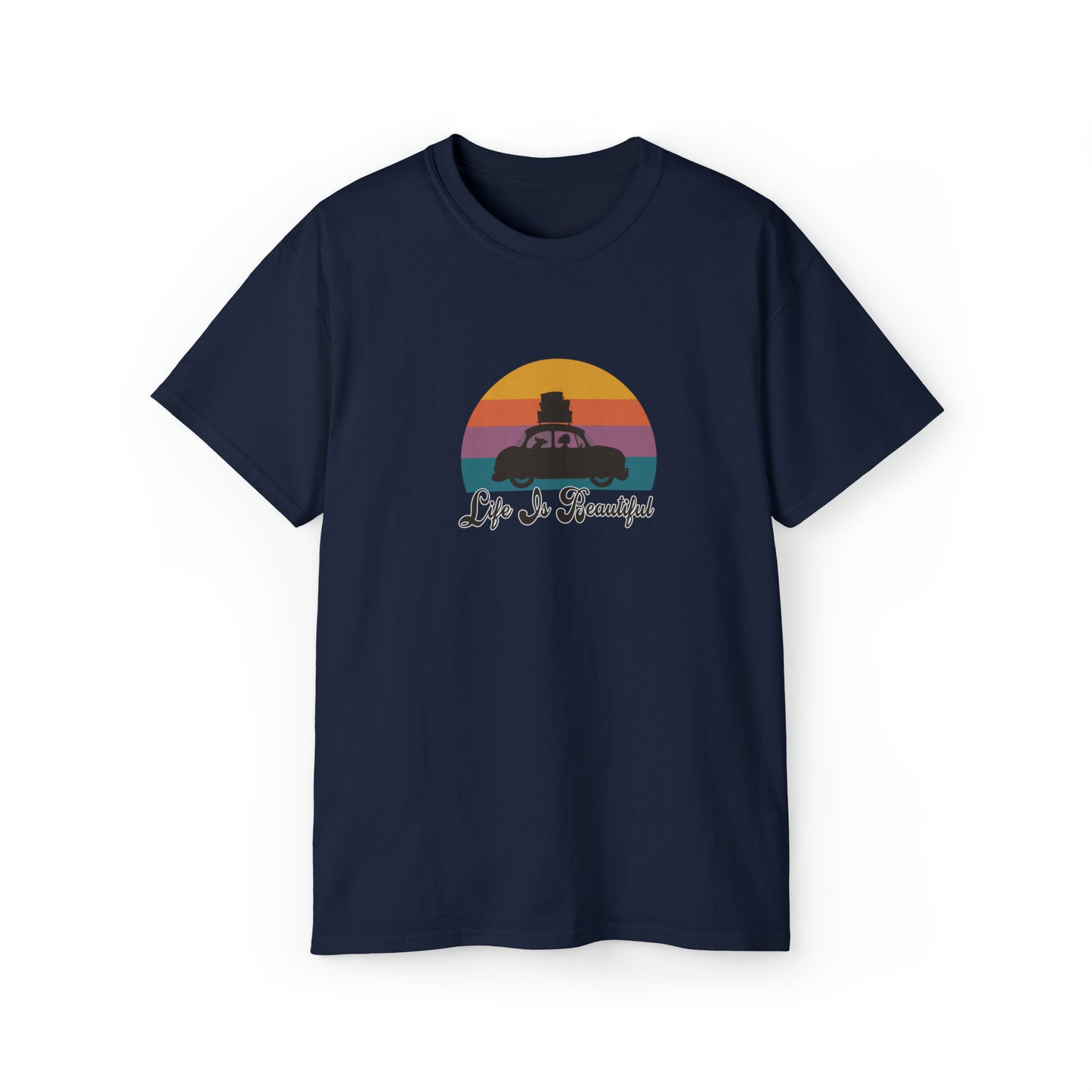 Outdoor Graphic T-shirt, Adventure T-Shirts, Nature-Inspired Tees, Hiking T-Shirts, Camping Graphic Shirts, Mountain Tee Shirts Navy