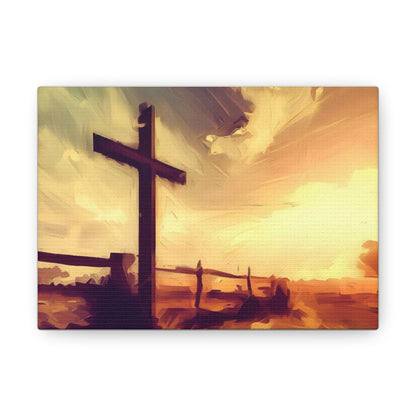 Christian wall art, Cross wall art, Country art, farm art, Canvas Gallery Wraps - SaviTraviDesigns