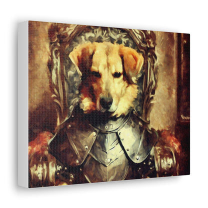 Fancy Dog, Canvas Dog Art, Dog Wall Art, Canine Canvas Art, Canvas Gallery Wraps