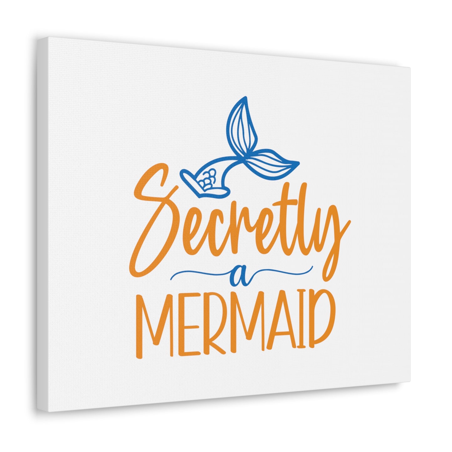 Secretly A Mermaid, Mermaid Wall Art, Coastal Mermaid Decor, Beach House Mermaid Signs, Nautical Mermaid Decor, Mermaid Nursery Wall Decor - SaviTraviDesigns