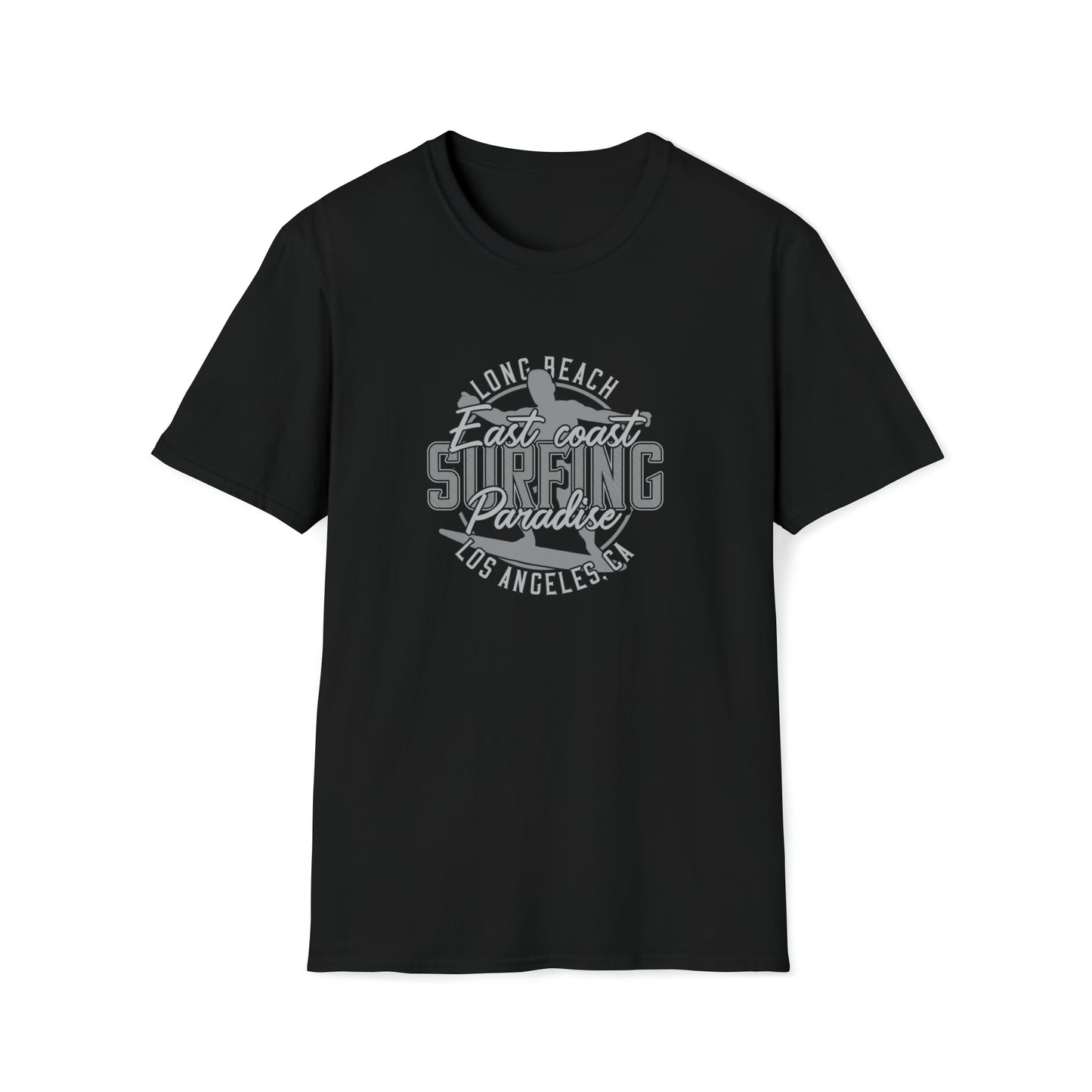 Long Beach Surfing |Beach Lifestyle Shirts | Summer Vibe Apparel Black