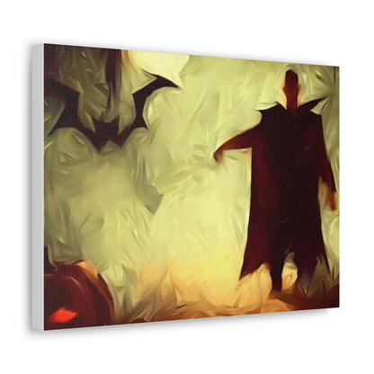 Halloween art, Vampire canvas prints, Scary Halloween decor, Halloween home decor, Halloween wall, Gothic wall decor, Canvas Gallery Wraps - SaviTraviDesigns