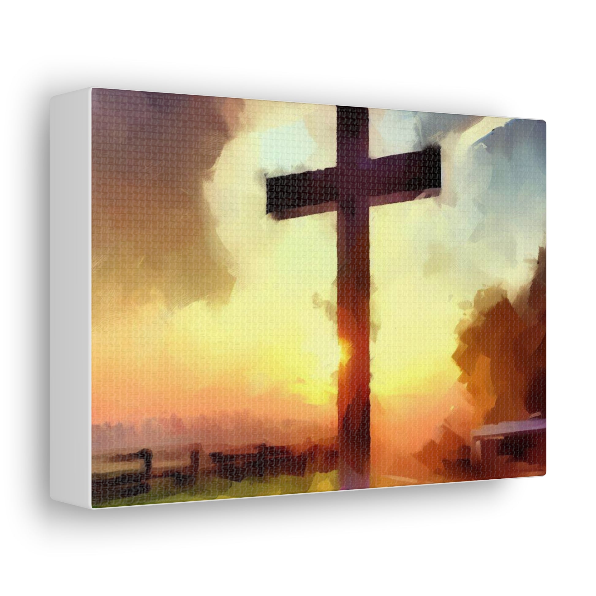 Christian wall art, Cross wall art, Country art, Canvas Gallery Wraps - SaviTraviDesigns