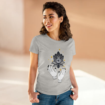 Meditation T-Shirts, Yoga Graphic Tees, Mindfulness Apparel, Zen T-Shirts, Spiritual Shirts, Chakra Tees, Womens T-Shirt