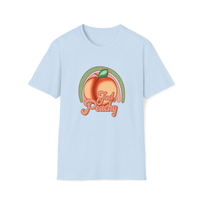 Just Peachy |Beach Lifestyle Shirts | Summer Vibe Apparel Light Blue