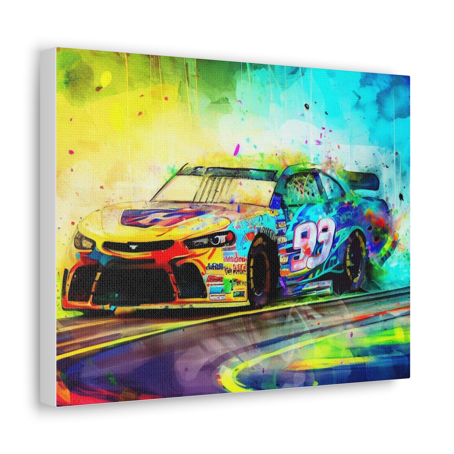 Nascar Painting, Graffiti art prints, Street art canvas, Urban art decor, Graffiti-style wall art, Graffiti canvas prints, Street art posters