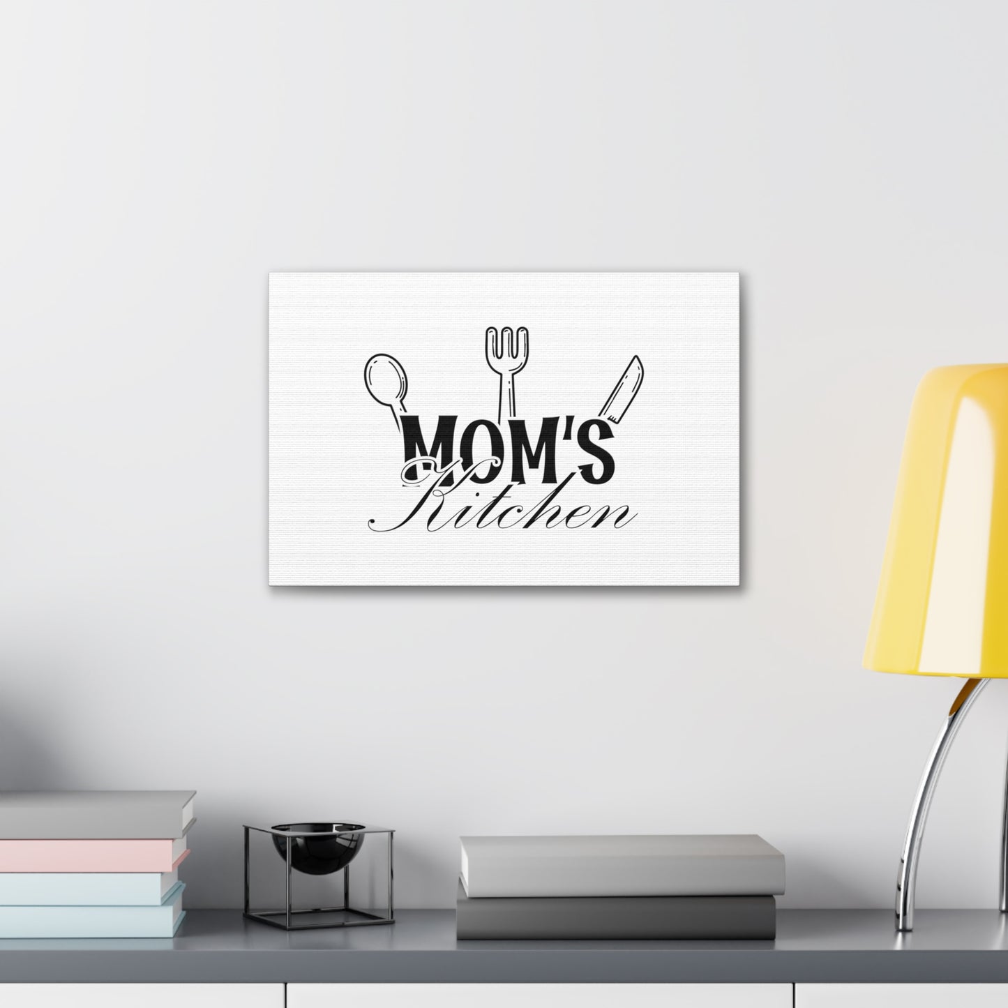 Mom's Kitchen, Kitchen quote canvas prints, Kitchen wall decor quotes, Kitchen canvas art, Funny kitchen quotes on canvas, Inspirational kitchen quotes - SaviTraviDesigns