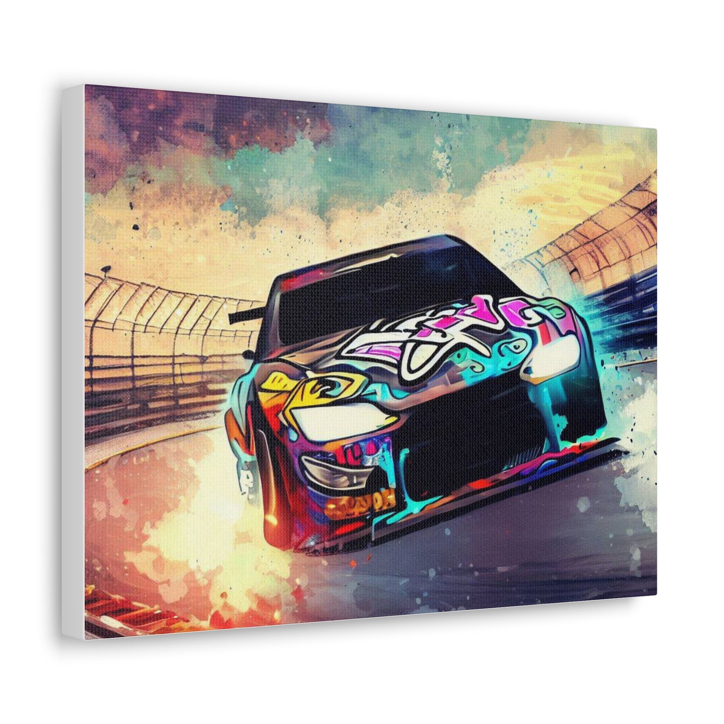 Street Racing, Nascar, Graffiti art prints, Street art canvas, Urban art decor, Graffiti-style wall art, Graffiti canvas prints, Street art posters - SaviTraviDesigns