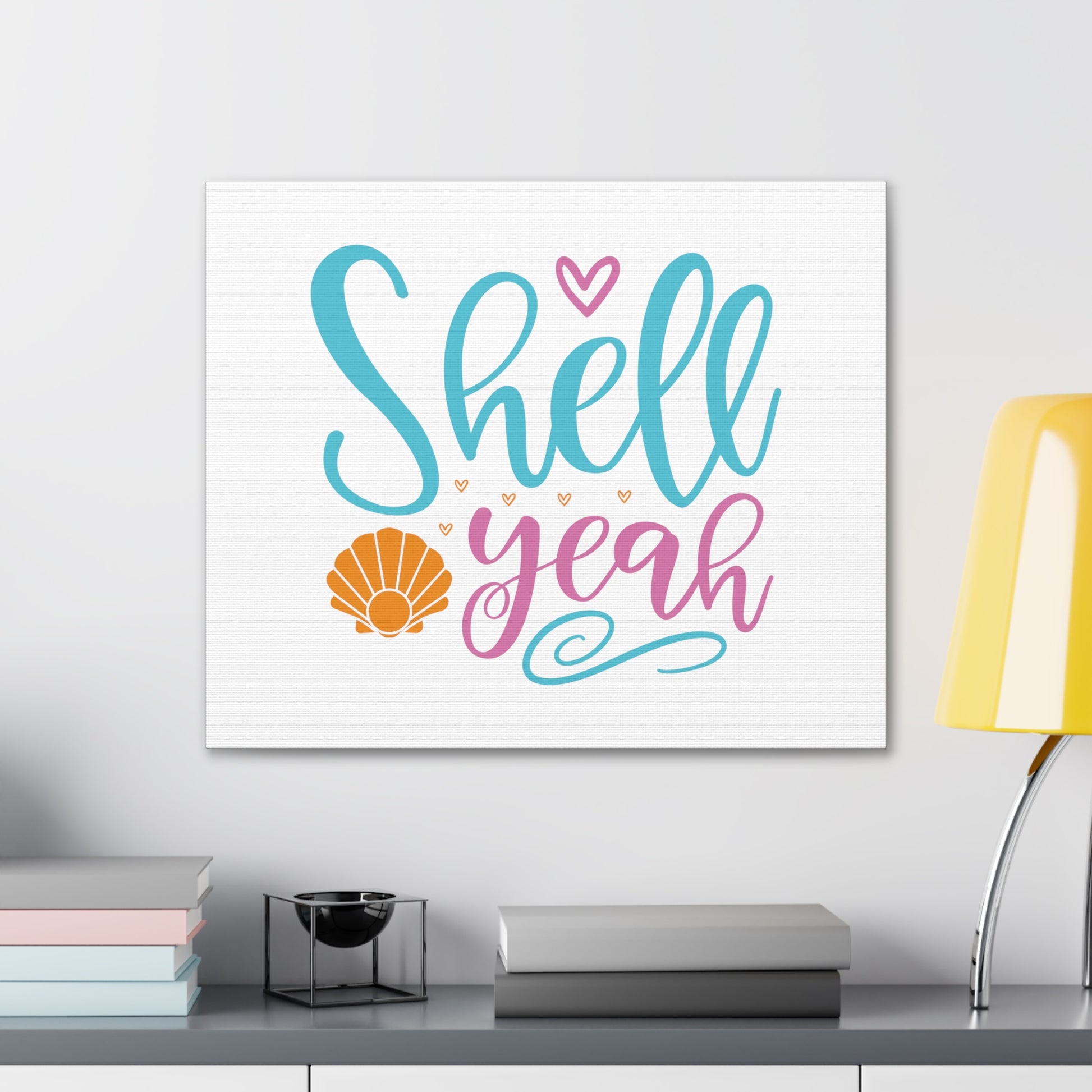 Shell Yea, Mermaid Wall Art, Coastal Mermaid Decor, Beach House Mermaid Signs, Nautical Mermaid Decor, Mermaid Nursery Wall Decor - SaviTraviDesigns