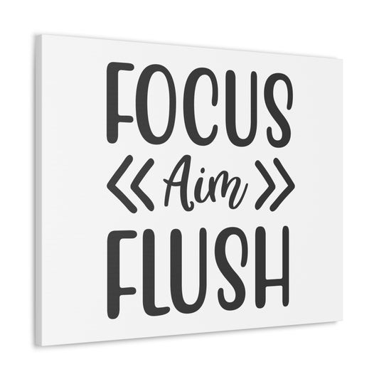 Focus Aim Flush, Rustic Bathroom Decor, Farmhouse Bathroom Signs, Modern Bathroom Wall Decor, Funny Bathroom Signs, Bathroom Wall Art Ideas - SaviTraviDesigns