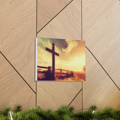 Christian wall art, Cross wall art, Country art, farm art, Canvas Gallery Wraps - SaviTraviDesigns