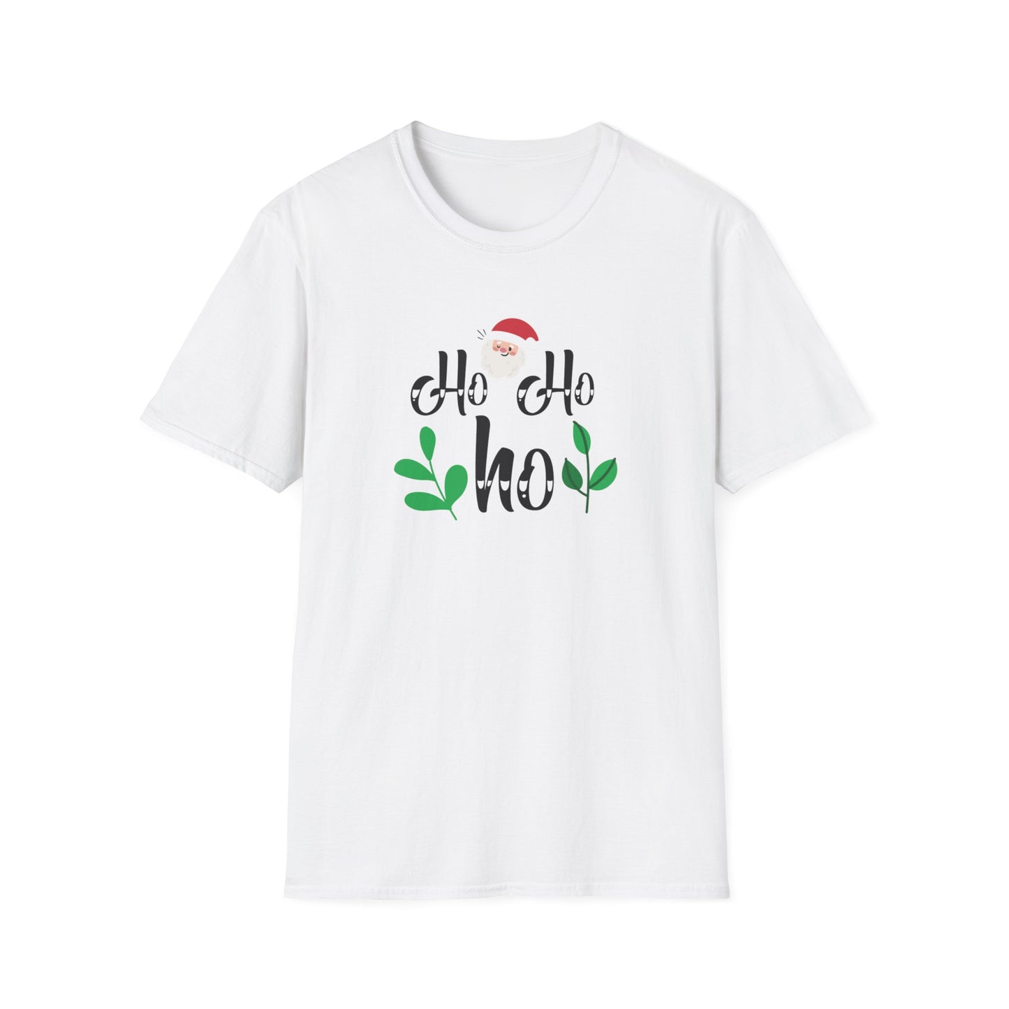 Ho Ho Ho Holiday Graphic T Shirt White