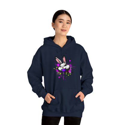 Bunny Hoodie, Graffiti Hoodie, Graffiti Sweatshirt, Bunny Urban art, Hooded Sweatshirt