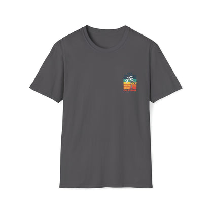 Ride The Waves Malibu Beach |Beach Lifestyle Shirts | Summer Vibe Apparel Charcoal