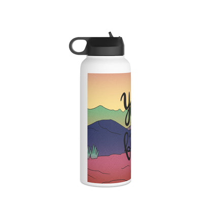 Print water bottle, Stainless Steel Water Bottle, Standard Lid - SaviTraviDesigns