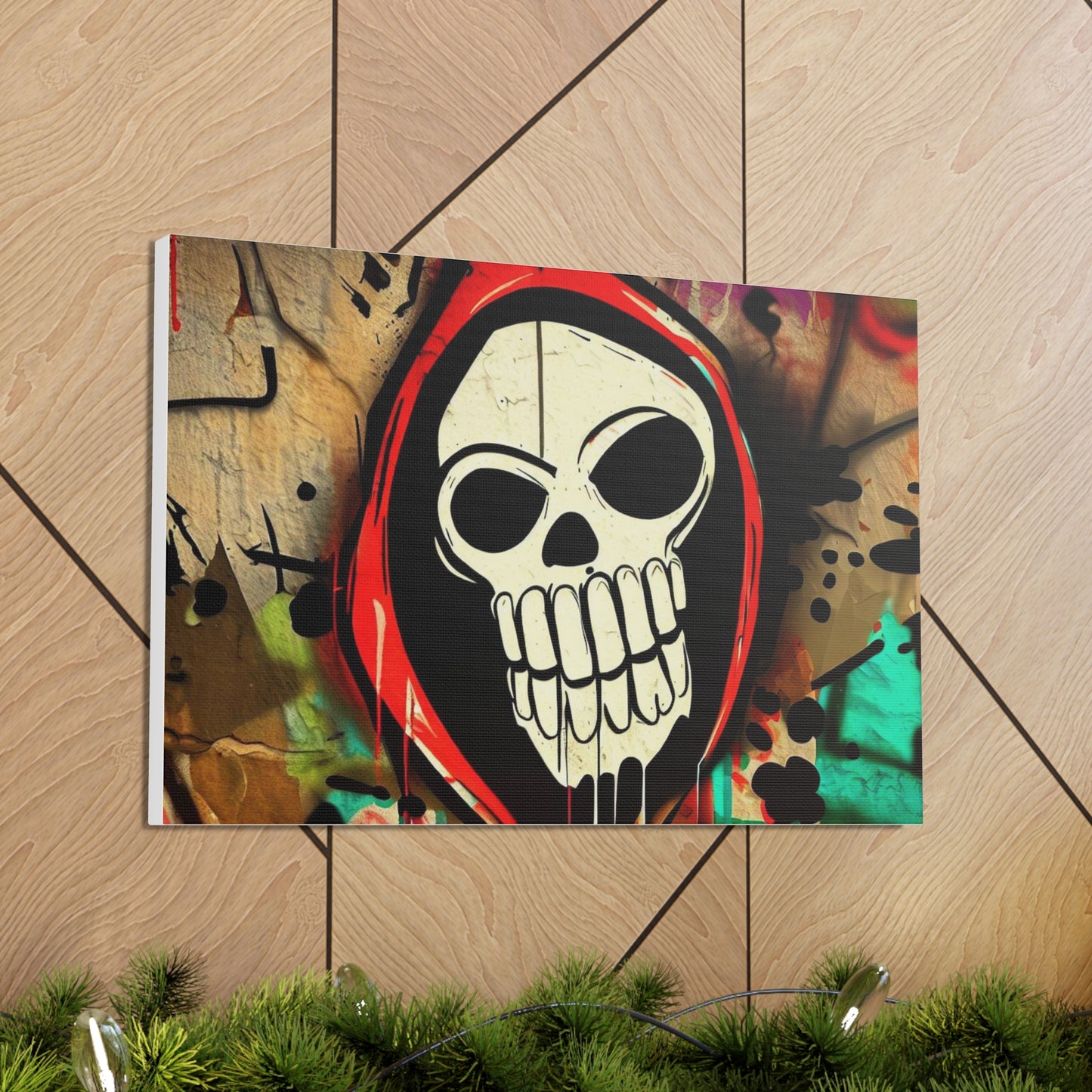 Halloween art, Skeleton canvas prints, Scary Halloween decor, Halloween home decor, Halloween wall, Gothic wall decor, Canvas Gallery Wraps - SaviTraviDesigns