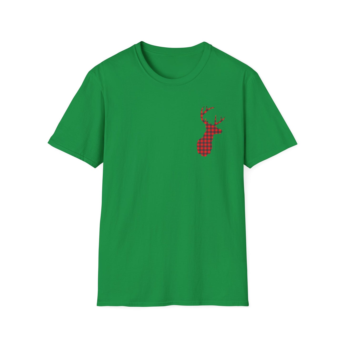 Plaid Elk T-Shirt Irish Green