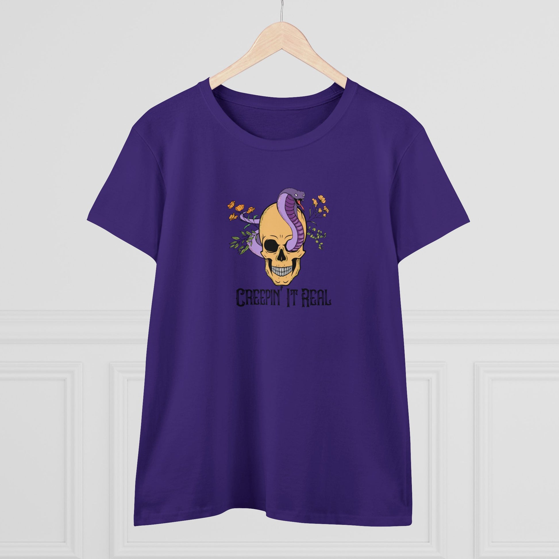 Creepin' it Real, Halloween Graphic Shirts, Spooky Halloween Shirts, Scary Halloween Shirt Designs, Cute Halloween Graphic Tees, Funny Halloween Shirt Ideas