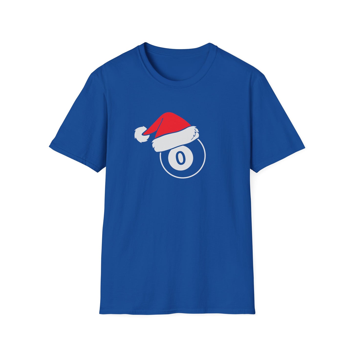 Pool Ball Santa Hat Graphic T Shirt Royal