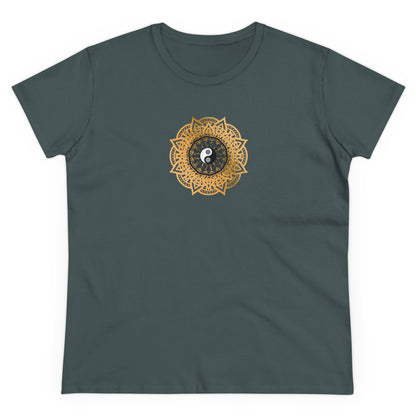 Namaste Energy Yoga and Mandala Design T Shirt with Boho Style