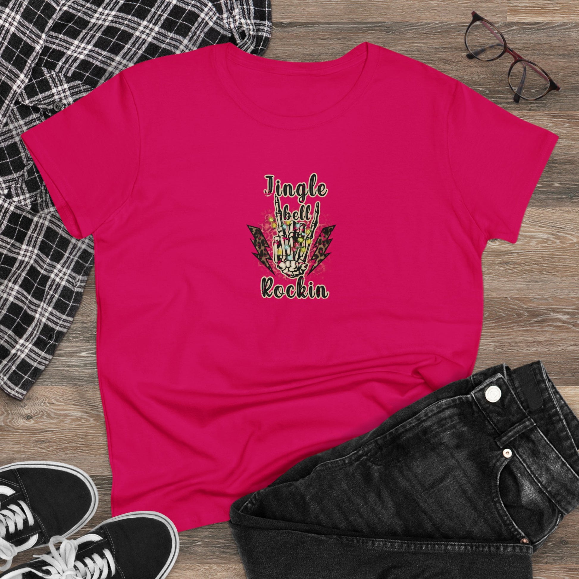 Jingle Bell Rockin, Christmas Graphic Shirts, Festive Holiday T-Shirts, Ugly Christmas Sweater Tees, Funny Christmas Shirt Designs, Cute Xmas Graphic Tees