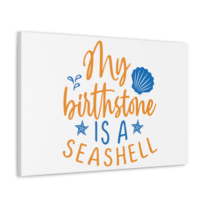 My Birthstone Is A Seashell, Mermaid Wall Art, Coastal Mermaid Decor, Beach House Mermaid Signs, Nautical Mermaid Decor, Mermaid Nursery Wall Decor - SaviTraviDesigns