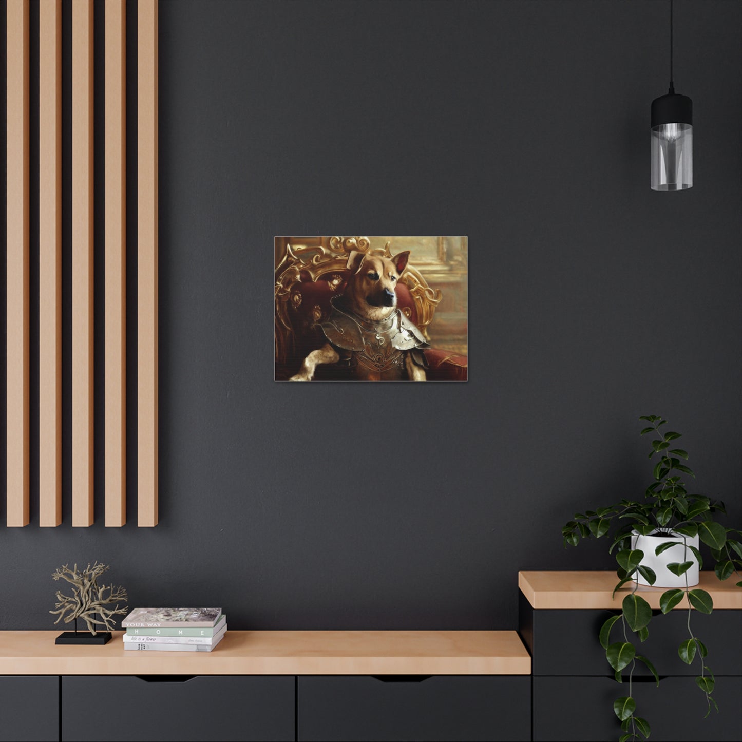 Fancy Dog, Canvas Dog Art, Dog Wall Art, Canine Canvas ArtCanvas Gallery Wraps - SaviTraviDesigns