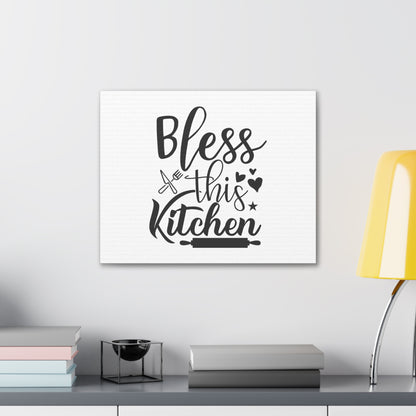 Bless This Kitchen, Kitchen quote canvas prints, Kitchen wall decor quotes, Kitchen canvas art, Funny kitchen quotes on canvas, Inspirational kitchen quotes