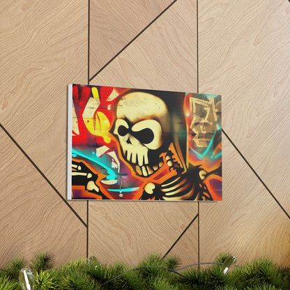 Halloween art, Skeleton canvas prints, Scary Halloween decor, Halloween home decor, Halloween wall, Gothic wall decor, Canvas Gallery Wraps - SaviTraviDesigns