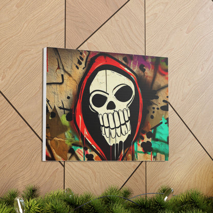 Halloween art, Skeleton canvas prints, Scary Halloween decor, Halloween home decor, Halloween wall, Gothic wall decor, Canvas Gallery Wraps - SaviTraviDesigns