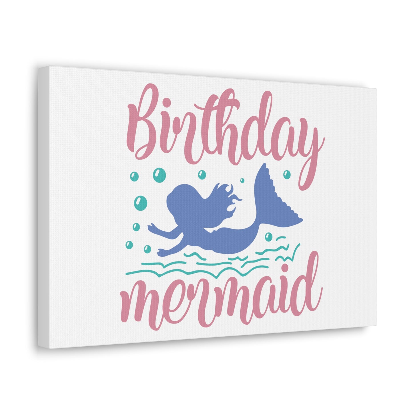 Birthday Mermaid, Mermaid Wall Art, Coastal Mermaid Decor, Beach House Mermaid Signs, Nautical Mermaid Decor, Mermaid Nursery Wall Decor - SaviTraviDesigns