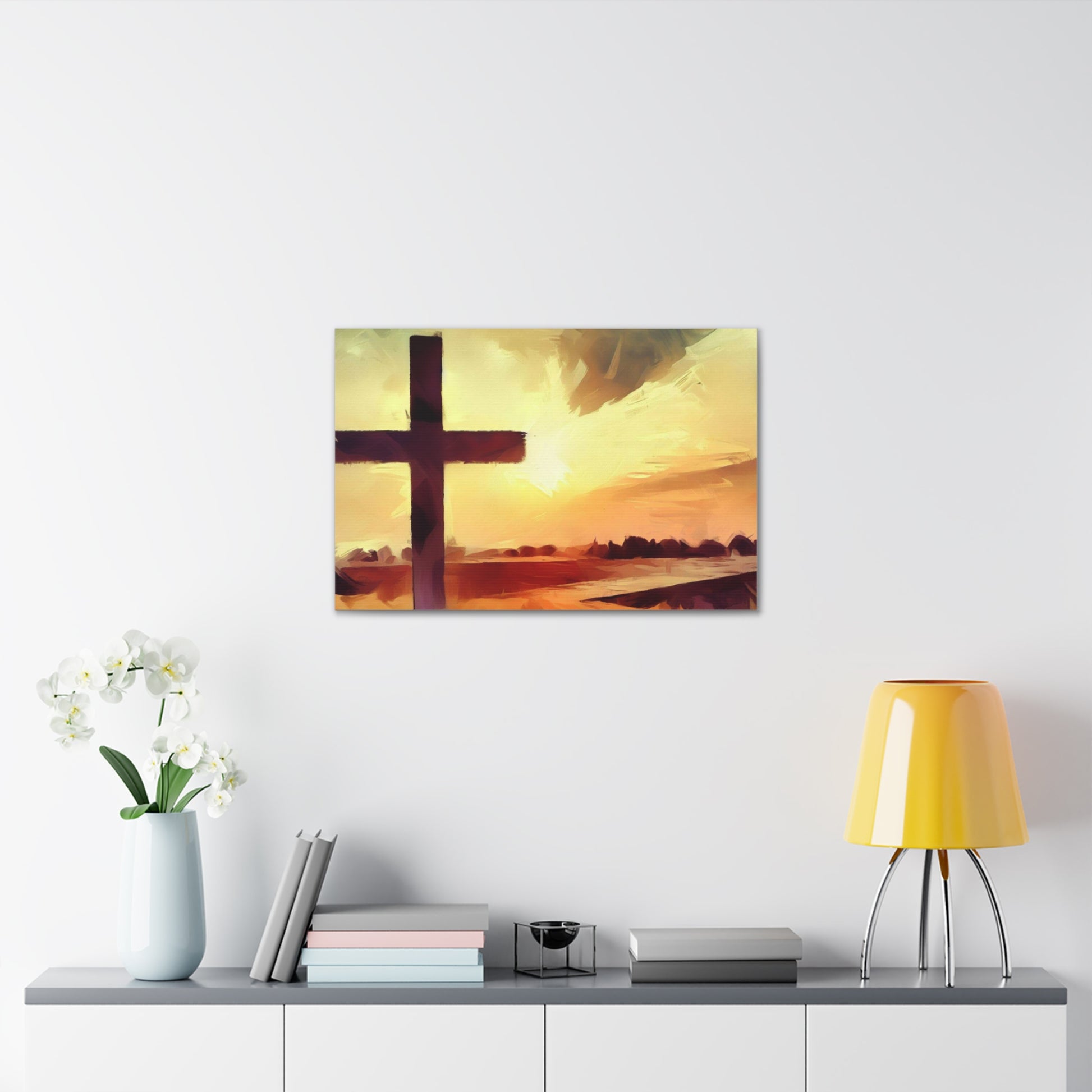 Christian Wall Art, Cross Wall Art, Canvas Gallery Wraps, Christian Country, Christian Art - SaviTraviDesigns