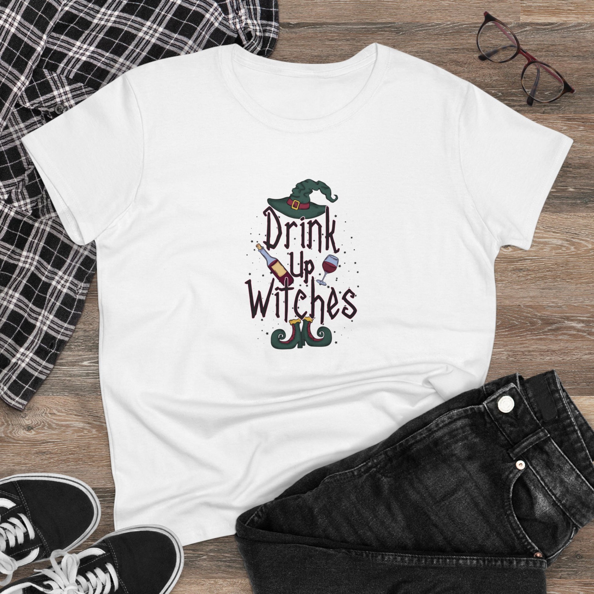 Drink Up Witches, Halloween Graphic Shirts, Spooky Halloween Shirts, Scary Halloween Shirt Designs, Cute Halloween Graphic Tees, Funny Halloween Shirt Ideas - SaviTraviDesigns