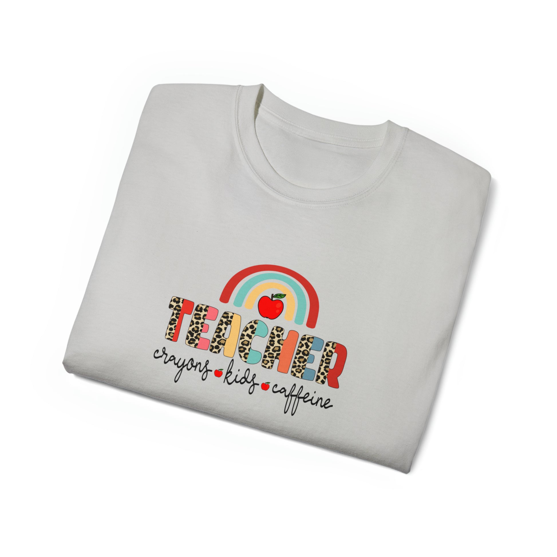 Teacher Crayons, Teacher Kids, Teacher Caffeine, Teacher Graphic Design Shirts, Educator T-Shirt Designs, Classroom Theme Shirts, Inspirational Teacher Tees, Teacher Appreciation Shirts - SaviTraviDesigns