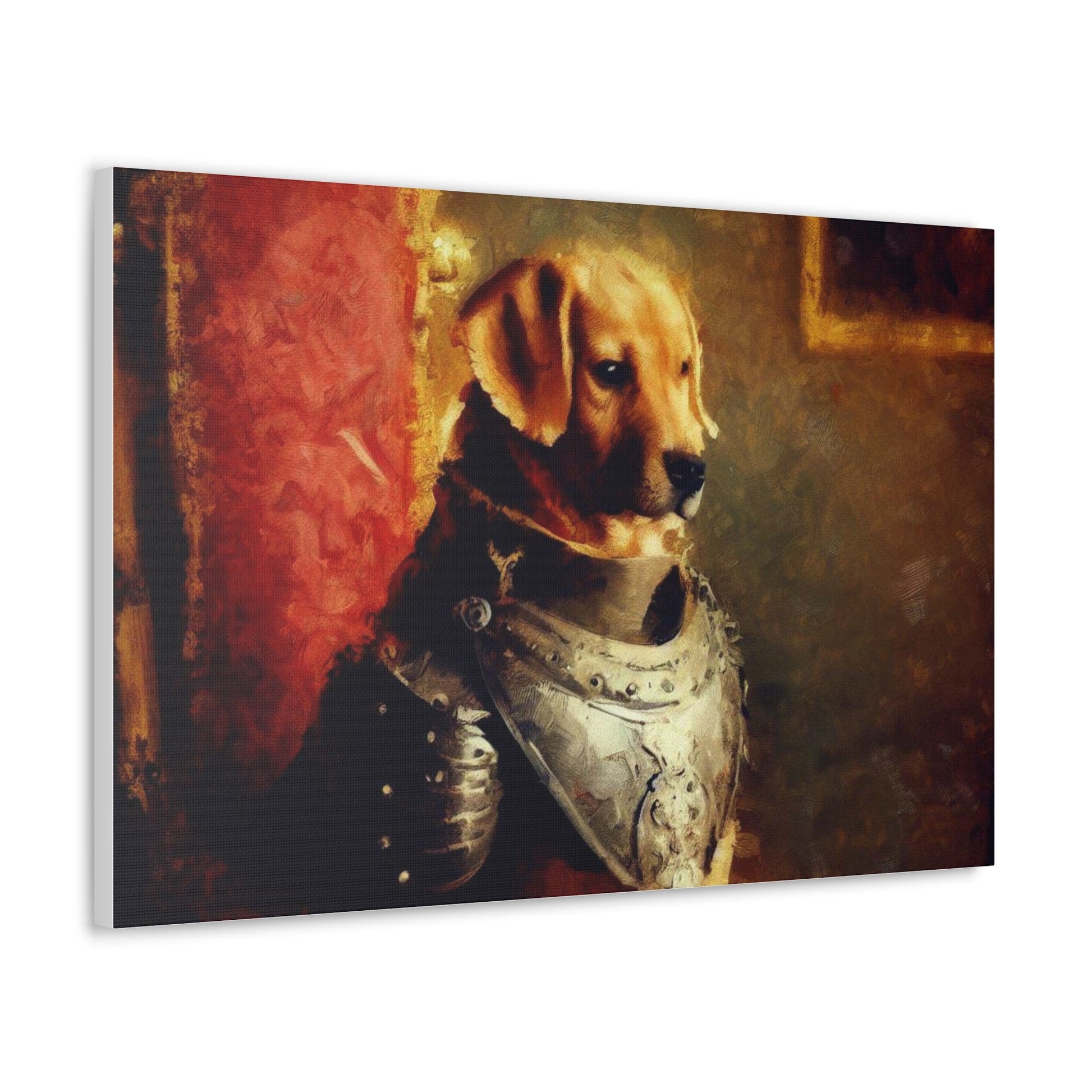 Fancy Dog, Canvas Dog Art, Dog Wall Art, Canine Canvas Art,Canvas Gallery Wraps, Pet Art, King Dog