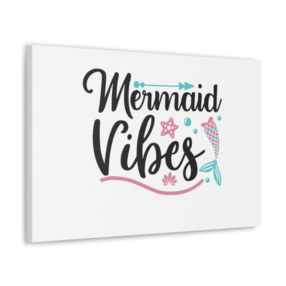 Mermaid Vibes, Mermaid Wall Art, Coastal Mermaid Decor, Beach House Mermaid Signs, Nautical Mermaid Decor, Mermaid Nursery Wall Decor - SaviTraviDesigns