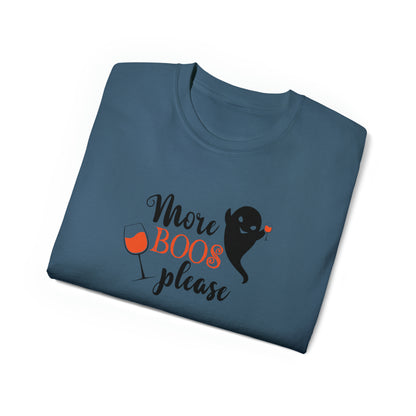 More Boos Please, Halloween Graphic Shirts, Spooky Halloween Shirts, Scary Halloween Shirt Designs, Cute Halloween Graphic Tees, Funny Halloween Shirt Ideas - SaviTraviDesigns