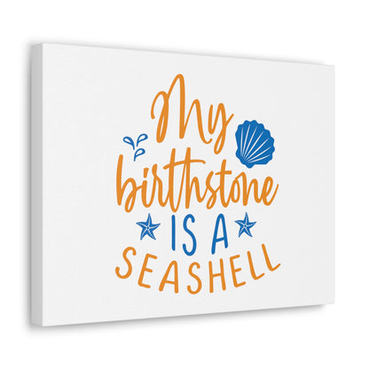 My Birthstone Is A Seashell, Mermaid Wall Art, Coastal Mermaid Decor, Beach House Mermaid Signs, Nautical Mermaid Decor, Mermaid Nursery Wall Decor - SaviTraviDesigns