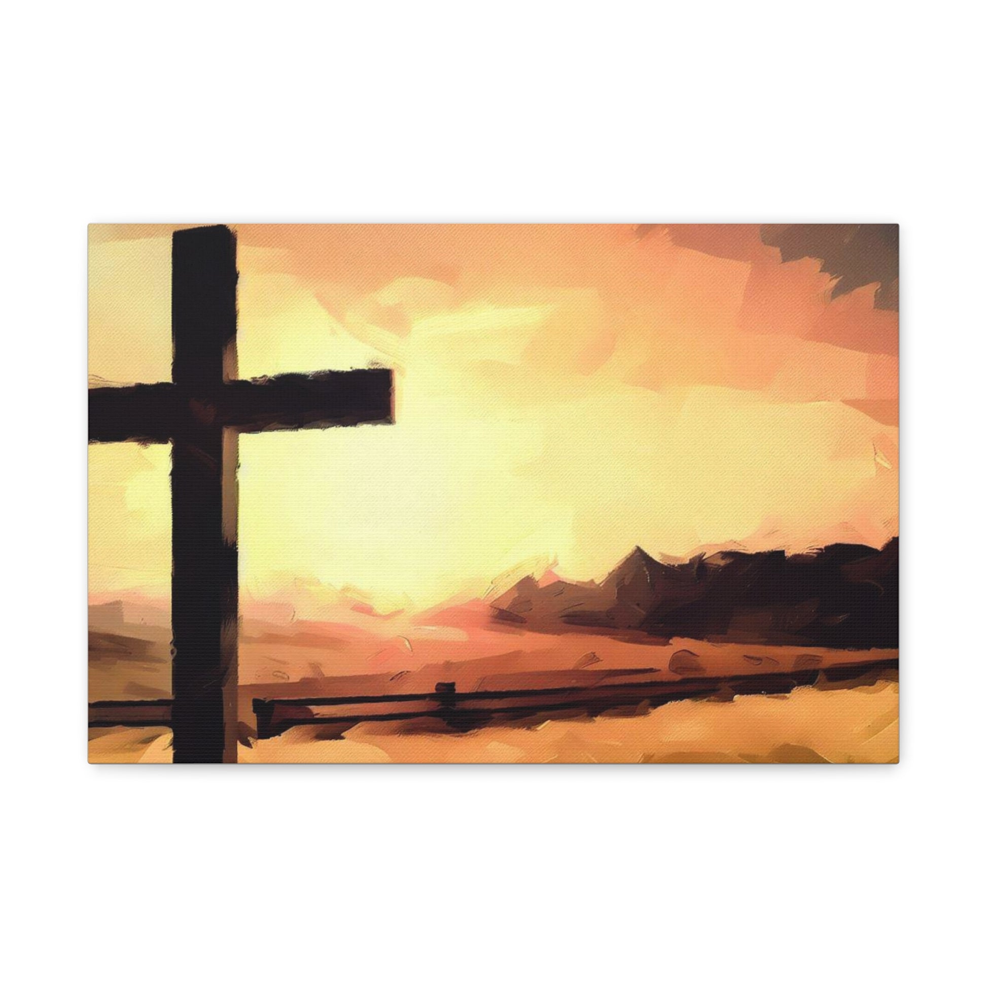 Christian wall art, Cross wall art, country art, Canvas Gallery Wraps - SaviTraviDesigns