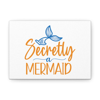 Secretly A Mermaid, Mermaid Wall Art, Coastal Mermaid Decor, Beach House Mermaid Signs, Nautical Mermaid Decor, Mermaid Nursery Wall Decor - SaviTraviDesigns